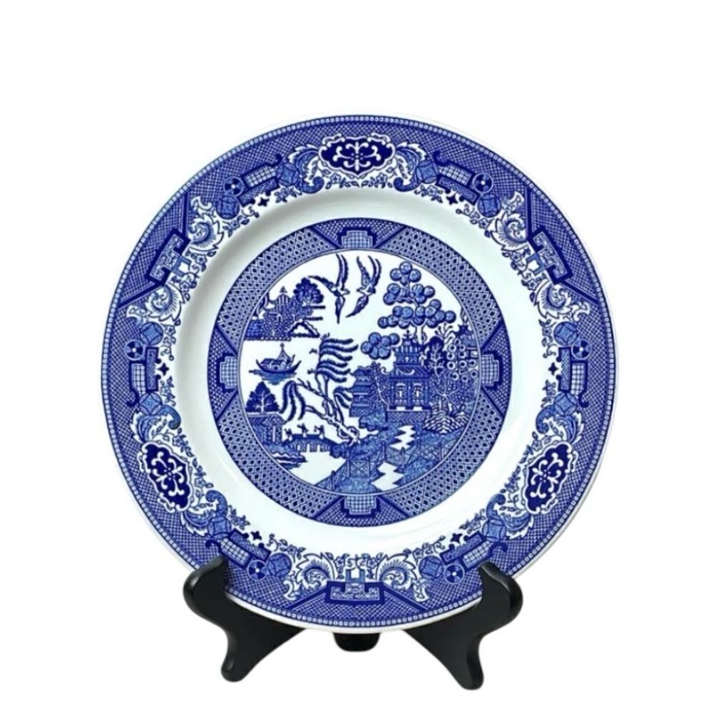 Churchill England Blue Willow Dishwasher & Microwave Safe - Vtg./Great Condition